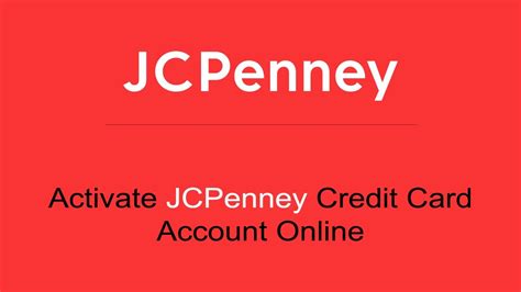 Jcpenney Credit Card Account Online